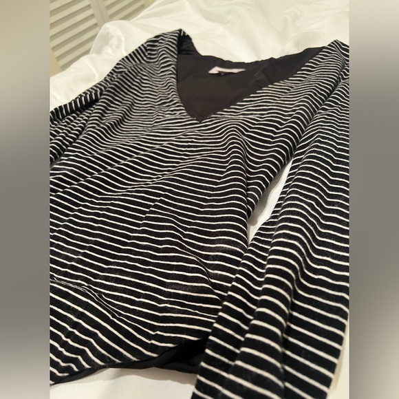 Lovers and Friends Akron Bodysuit Striped Top in Black and White - Picture 9 of 9